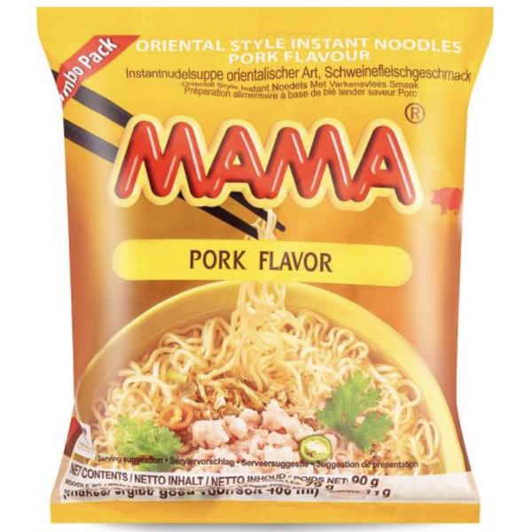MAMA PORK NOODLE JUMBO PACK 90G