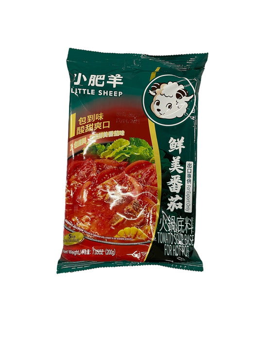 LITTLE SHEEP TOMATO HOTPOT SOUP BASE 200G小肥羊鮮味番茄火鍋底料