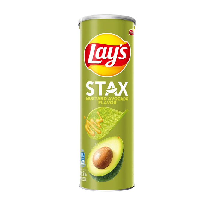 LAY'S STAX MUSTARD AVOCADO POTATO CRISPS 90G