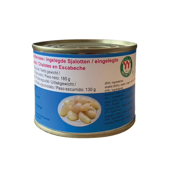 WELLTOP PICKLED SHALLOTS 185G