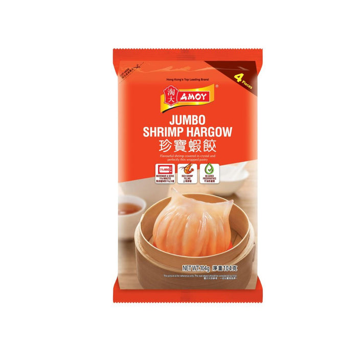 AMOY FROZEN JUMBO SHRIMP HAR GOW 104G 淘大珍寶蝦餃