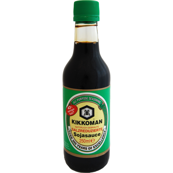 KIKKOMAN LESS SALT SOY SAUCE 250ML 萬字醬油(減鹽)