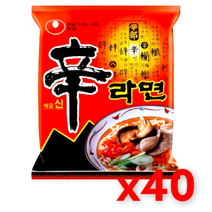 NONGSHIM SHIN RAMYUN NOODLE, CASE OF 40