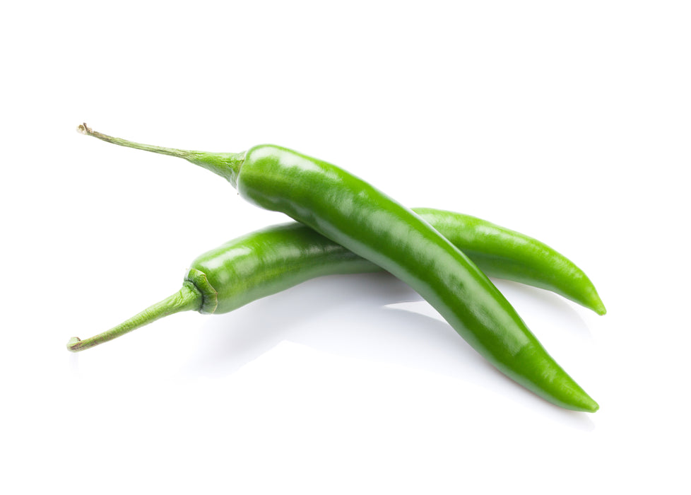 FRESH GREEN CHILLIES 100G