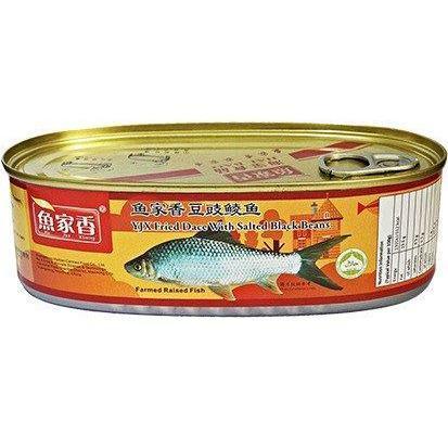 YU JIA XIANG FRIED DACE SALTED BLACK BEANS 184G 魚家香豆豉鯪魚