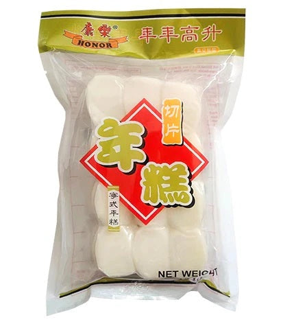 HONOR SLICED RICE CAKE 454G 康樂切片年糕