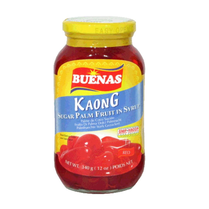 BUENAS SUGAR PALM FRUIT KAONG RED 340G