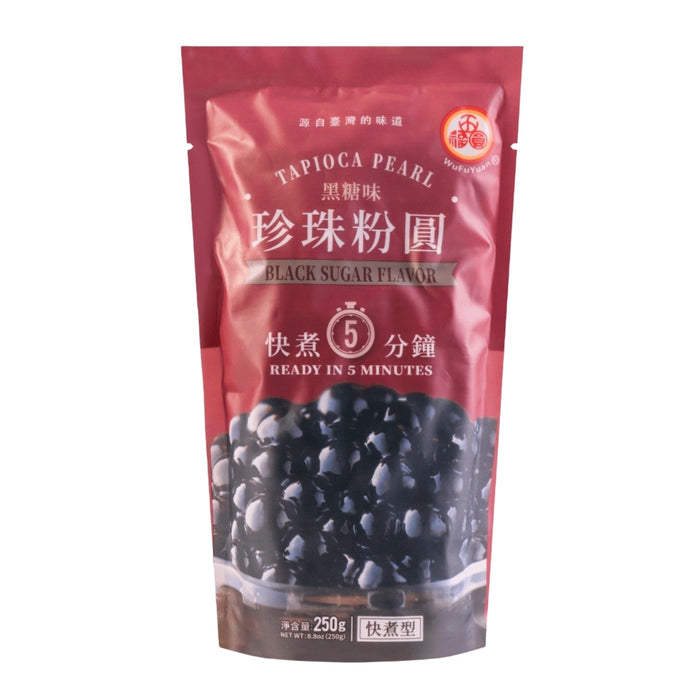 WU FU YUAN BLACK SUGAR TAPIOCA 250G