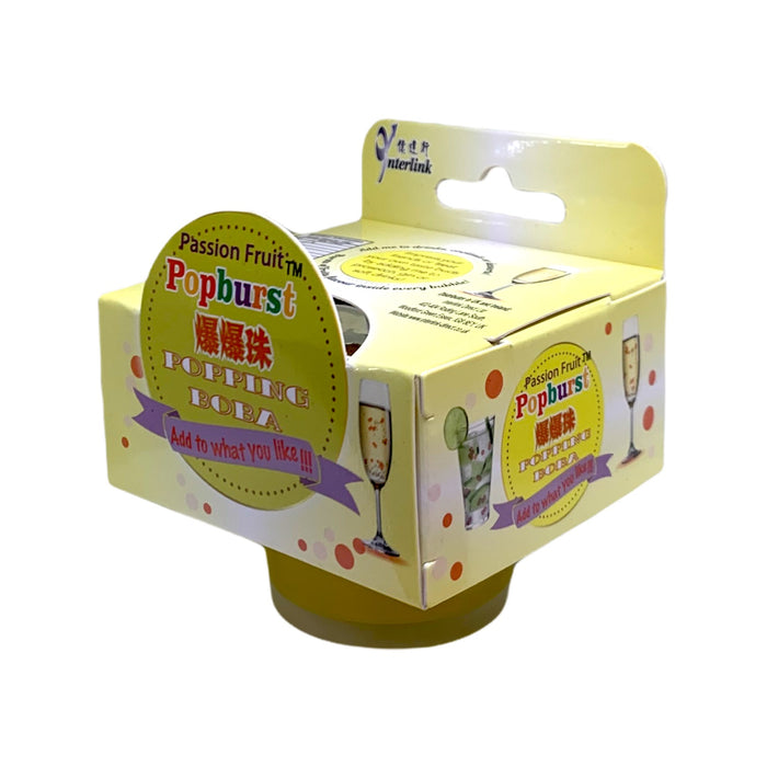 POPBURST PASSION FRUIT POPPING BOBA 130G