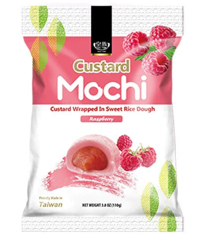 ROYAL FAMILY RASPBERRY CUSTARD MOCHI 110G 皇族卡士達麻糬-覆盆子
