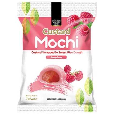 ROYAL FAMILY RASPBERRY CUSTARD MOCHI 110G 皇族卡士達麻糬-覆盆子