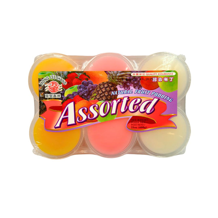 MONG LEE SHANG ASSORTED FLAVOUR PUDDING 600G