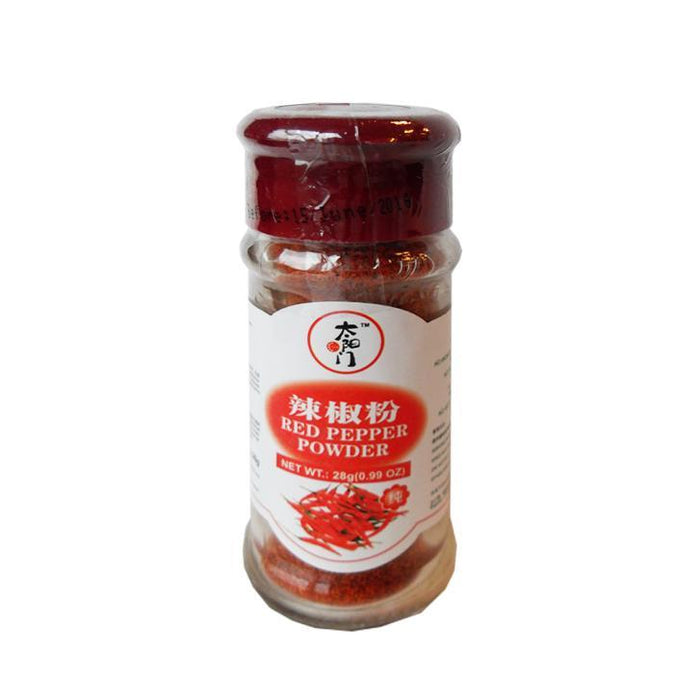 TAI YANG MEN RED PEPPER POWDER JAR 28G 太阳门辣椒粉