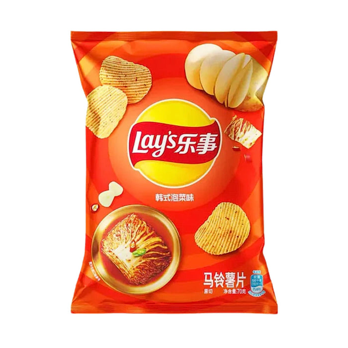 LAY'S KOREAN KIMCHI POTATO CRISPS 70G
