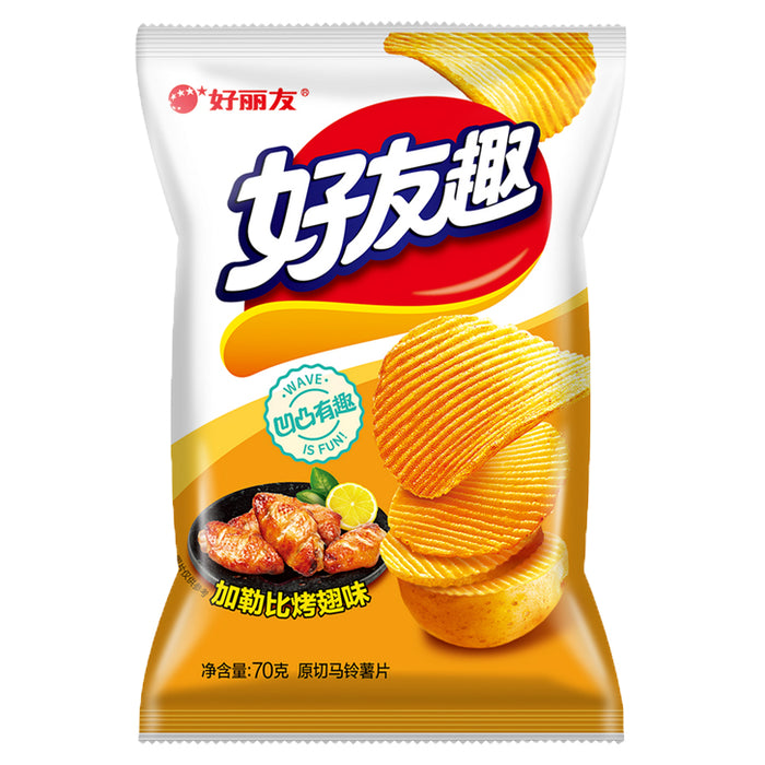 ORION ROASTED WING FLAVOUR POTATO CRISPS - 70G