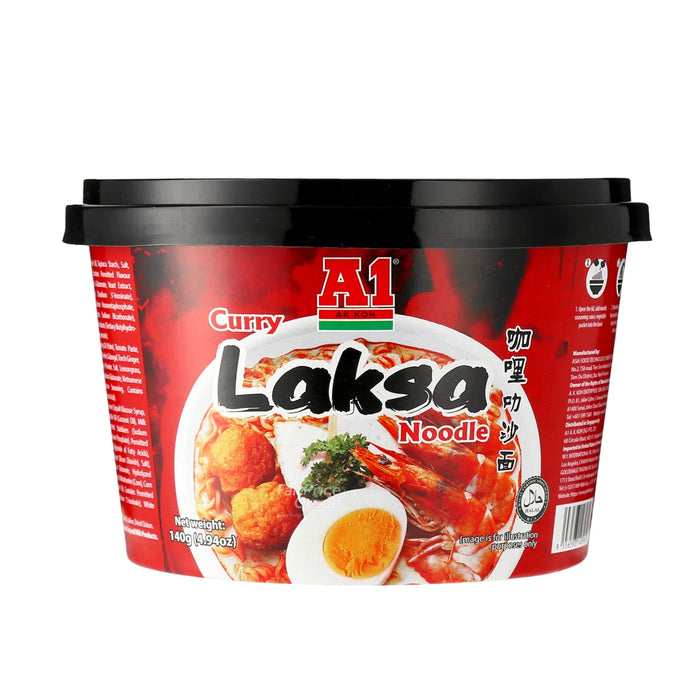 A1 LAKSA CURRY NOODLE BOWL 140G