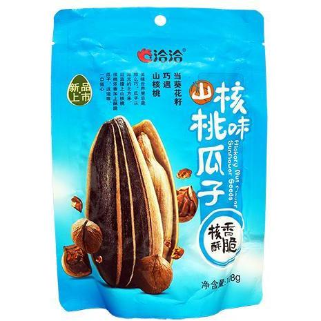 QIA QIA SUNFLOWER SEEDS PECAN FLAVOUR 108G 洽洽山核桃味瓜子