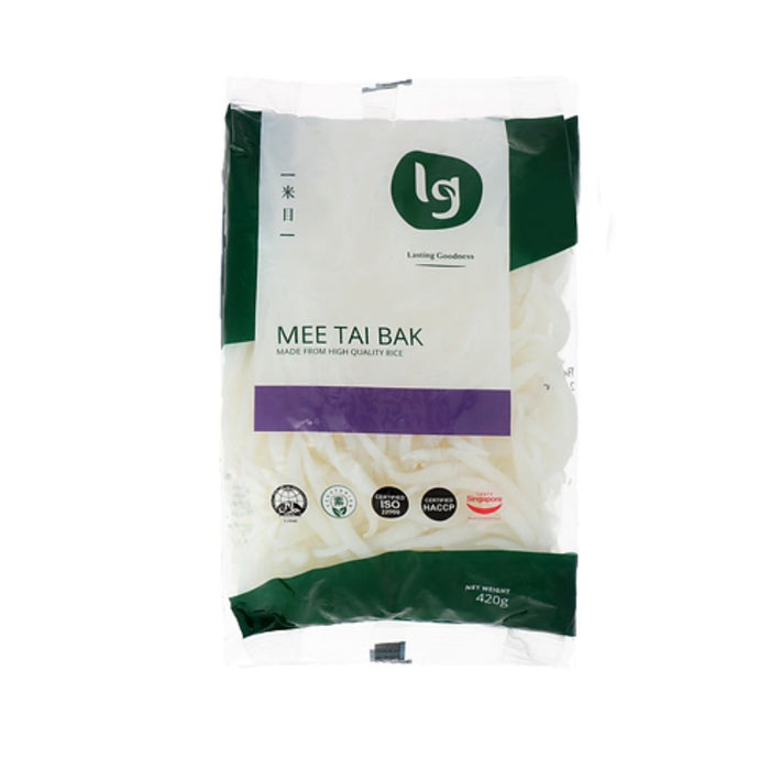 LEONG GUAN GLUTEN FREE MEE TAI BAK SILVER PIN NOODLE 420G 米目