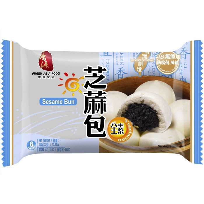 FRESH ASIA SESAME BUN 390G 香源台湾芝麻包