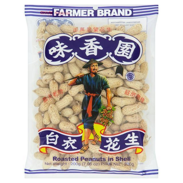 FARMER BRAND ROASTED PEANUTS IN SHELL 400G 味香園白衣花生