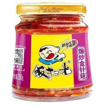 FANSAOGUANG FRIED ENOKITAKE MUSHROOM 280G 饭扫光爆炒金针菇