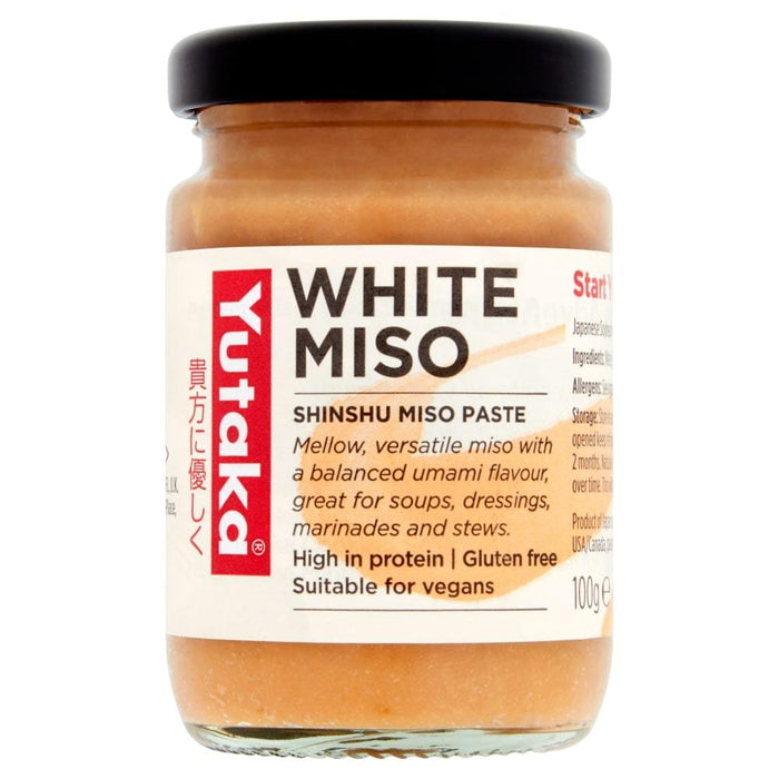 YUTAKA WHITE MISO VEGAN PASTE 100G