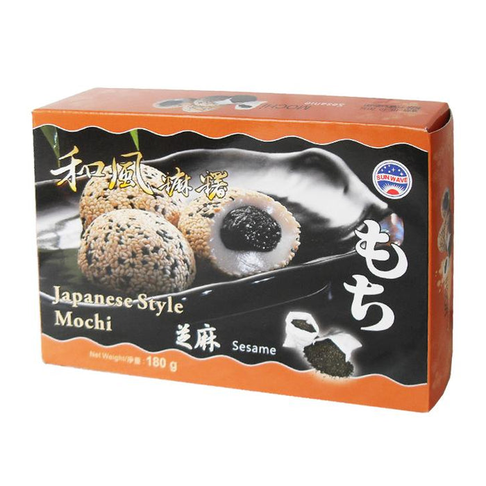 SUN WAVE MOCHI SESAME BOX 180G 宇光芝麻麻薯
