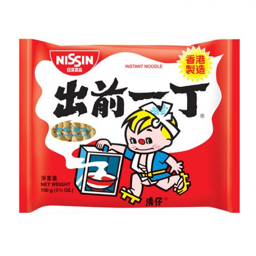 NISSIN SESAME OIL FLAVOUR INSTANT NOODLES HONG KONG 100G 出前一丁麻油味即食麵