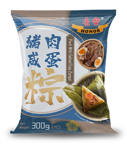 HONOR ZONGZI PORK WITH SALTED EGG 300G 康樂豬肉鹹蛋粽