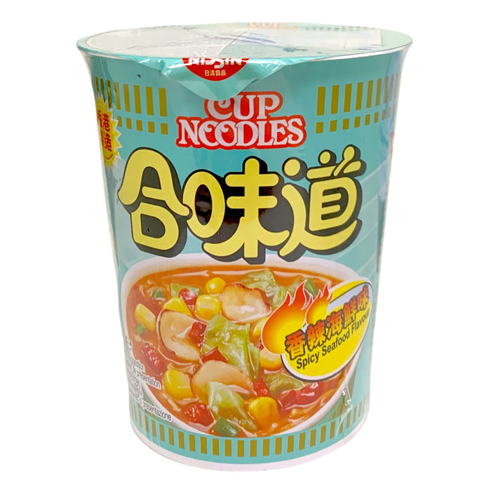NISSIN SPICY SEAFOOD CUP NOODLE 72G
