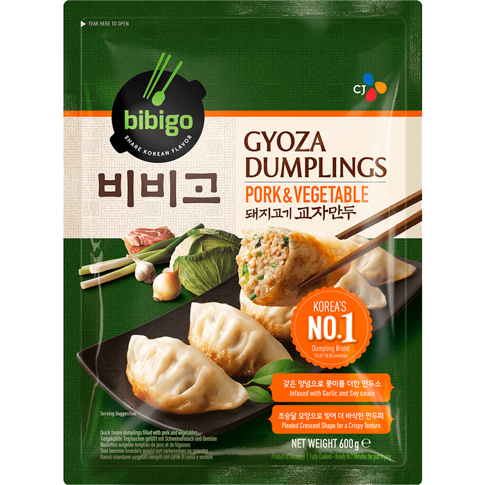 BIBIGO 猪肉蔬菜饺子 - 600G