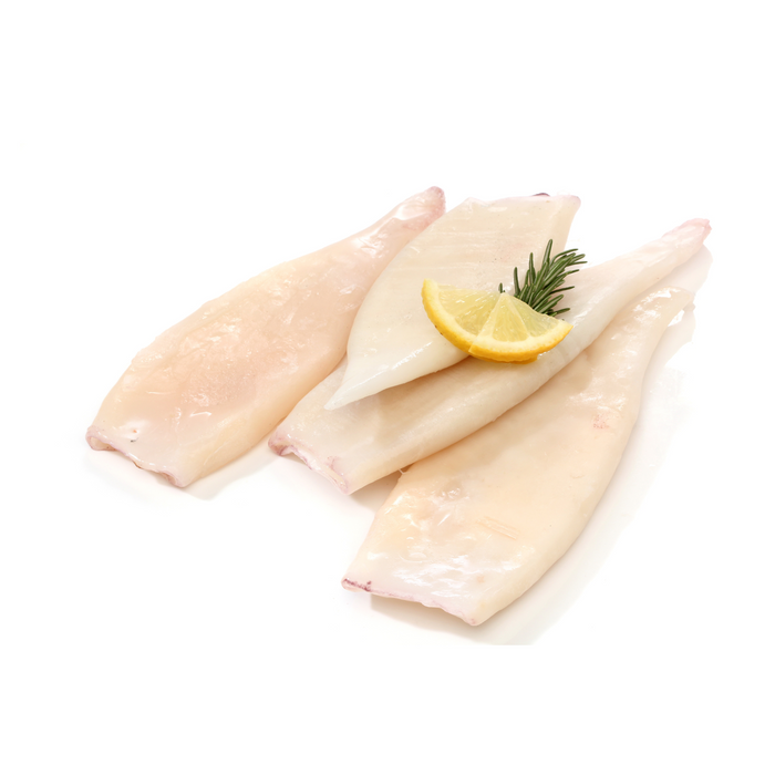 FROZEN IQF U/5 SQUID TUBES 1KG