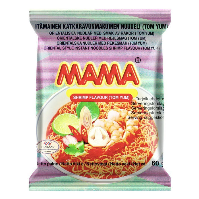 MAMA SHRIMP FLAVOUR TOM YUM NOODLES- 60G