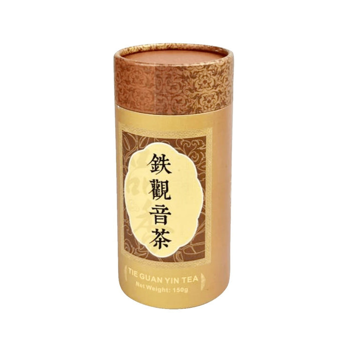 YZG TIE GUAN YIN IRON BUDDHA TEA 130G 圓紙罐鐵觀音茶