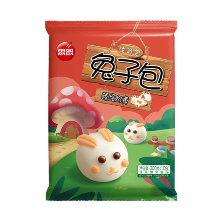 SYNEAR RABBIT CUSTARD BUN 300G 思念兔子包-臻品奶黄