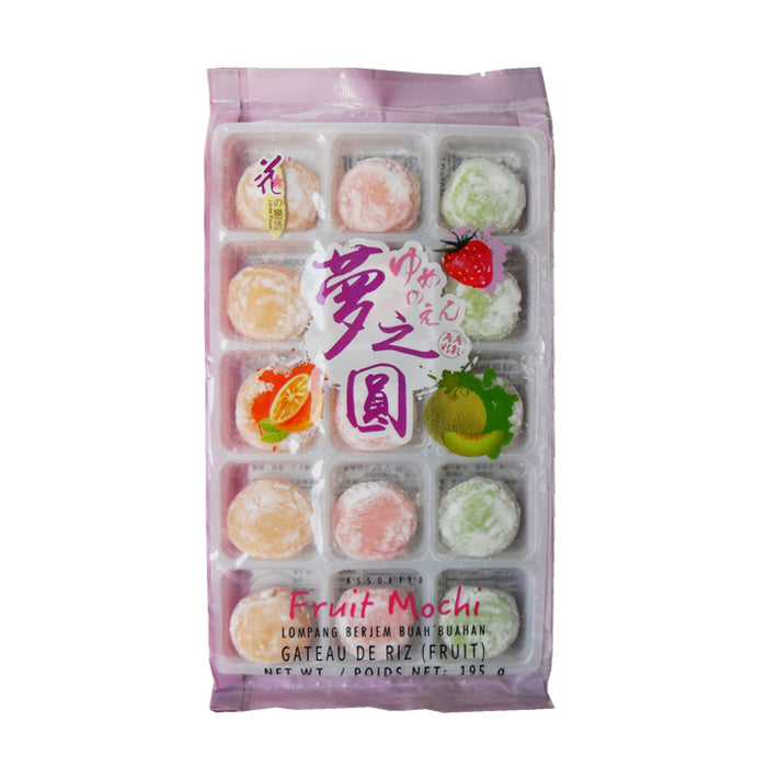 LOVE & LOVE JAPANESE MOCHI ASSORTED FRUIT FLAVOUR 195G
