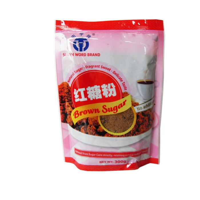 SOUTH WORLD BRAND BROWN SUGAR 300G 南字牌 红糖粉