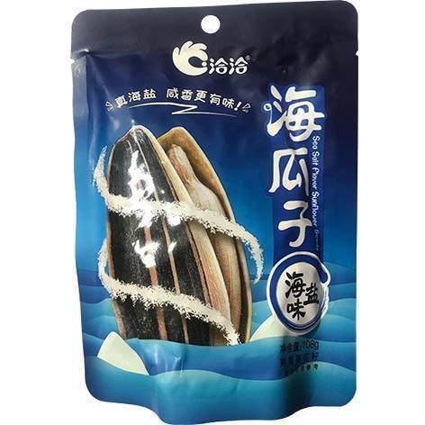 CC SEA SALT FLAVOUR SUNFLOWER SEEDS 108G 洽洽海瓜子-海鹽味