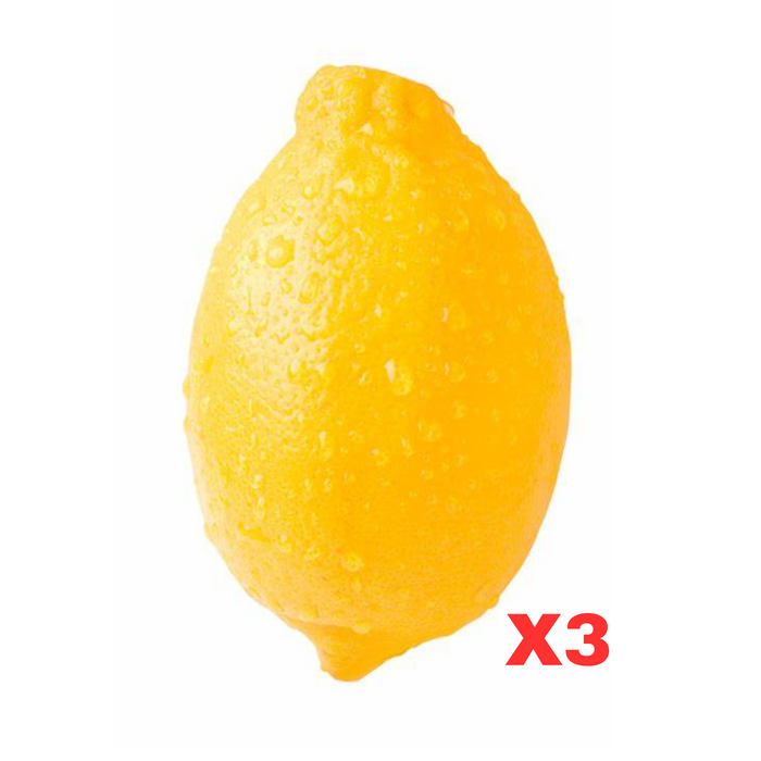 新鮮檸檬3顆