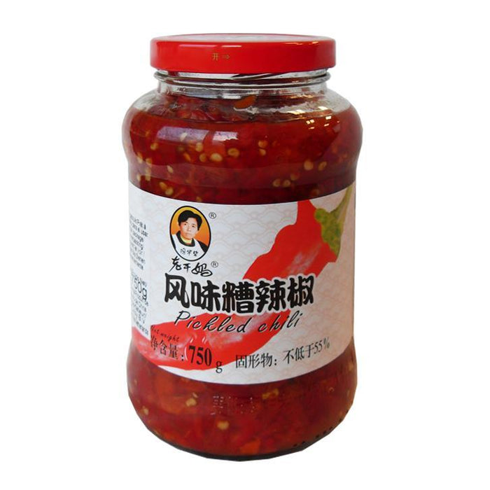 老干妈 PICKLED CHILLI 750G 老干妈 风味糟辣剁椒