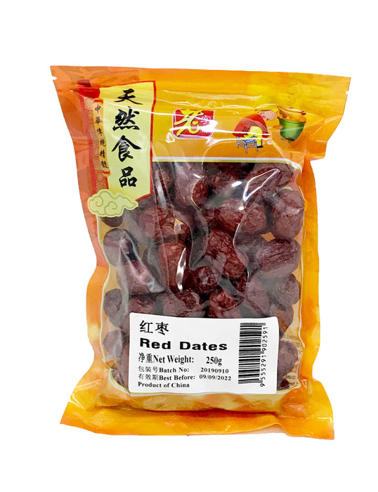 LAO ZI HAO RED DATES WITH STONE - 250G 老字號紅棗