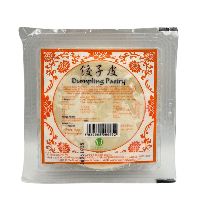 WINNER FROZEN DUMPLING PASTRY 180G 環球冷藏餃子皮