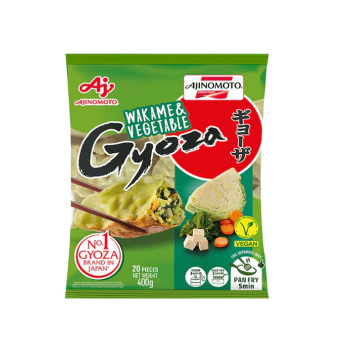 AJINOMOTO WAKAME & VEGETABLE VEGAN GYOZA 400G