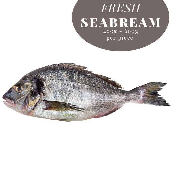 FRESH SEABREAM SINGLE FISH (400G-600G PER PIECE) - NOTTINGHAM DELIVERY ONLY! 新鮮鯛魚