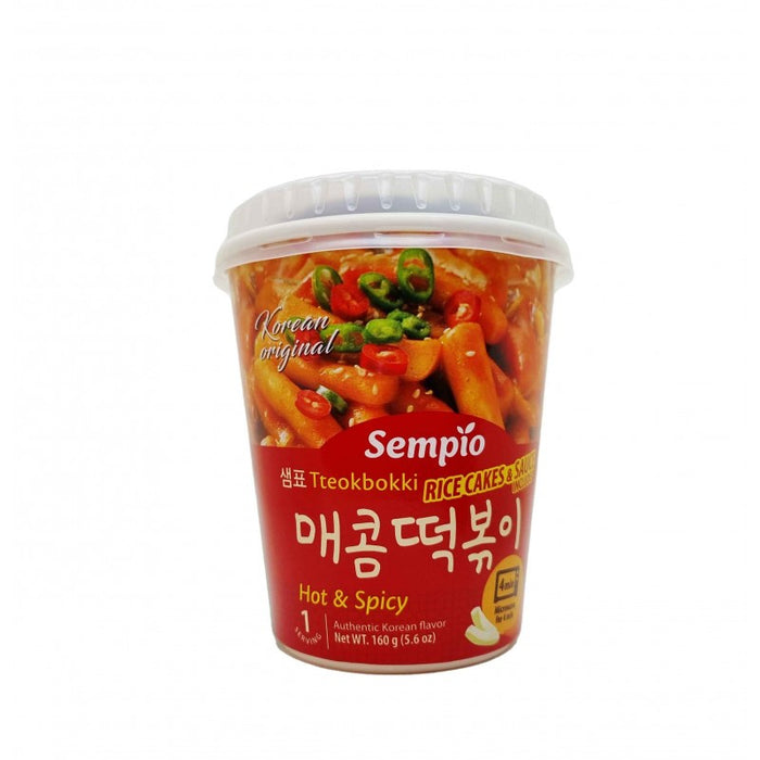 SEMPIO HOT TOPOKI (RICE CAKE) CUP - 160G