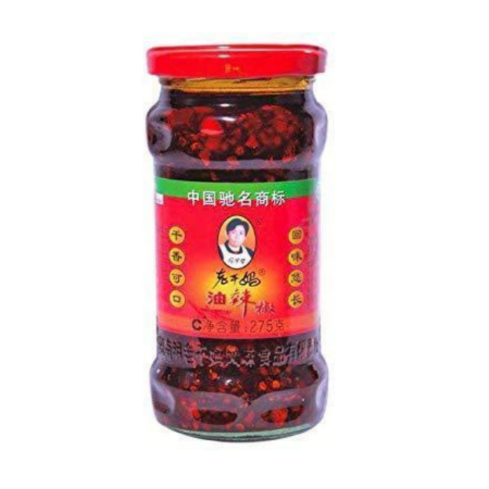 LAOGANMA CHILLI PEANUTS IN SOYBEAN OIL 275G 老干媽 油辣椒