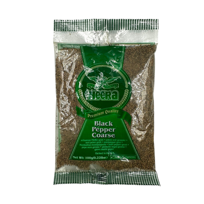 HEERA BLACK PEPPER COARSE 100G