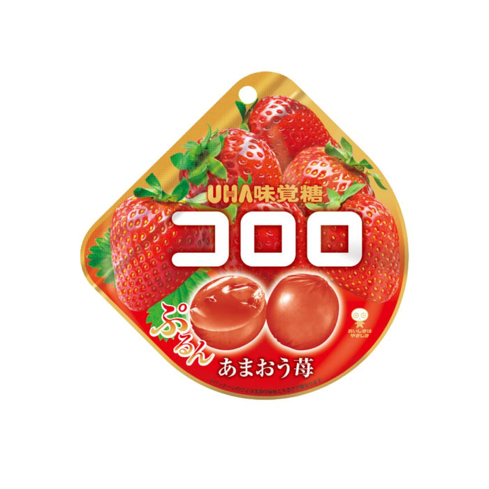 UHA STRAWBERRY KORORO GUMMY CANDY 52G