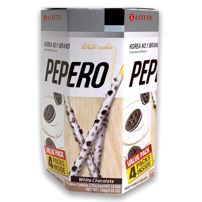 LOTTE PEPERO WHITE COOKIE MULTI BOX - 128G