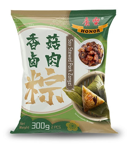 HONOR ZONGZI SOY STEWED PORK RICE DUMPLING 300G 康樂香菇滷肉粽